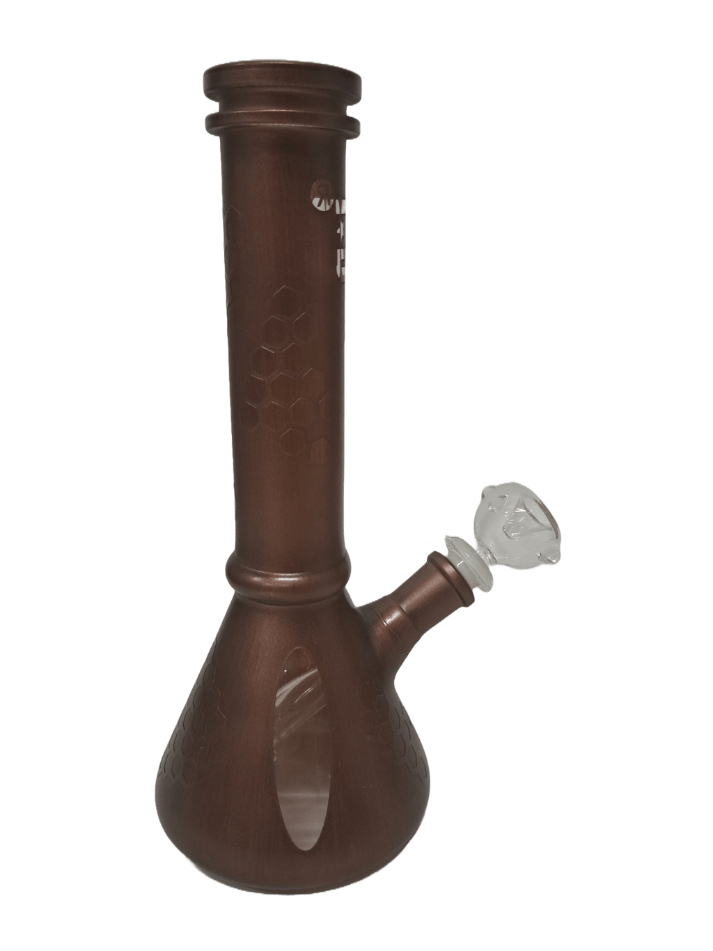 BRONZE BONG IN VETRO