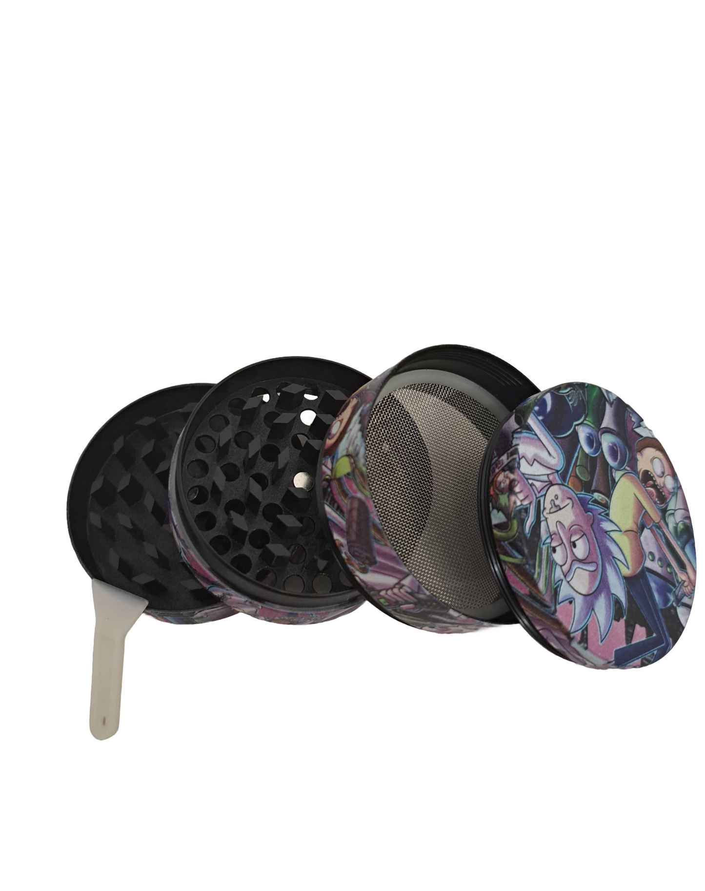 GRINDER RICK AND MORTY CAOS 4 PARTI IN METALLO