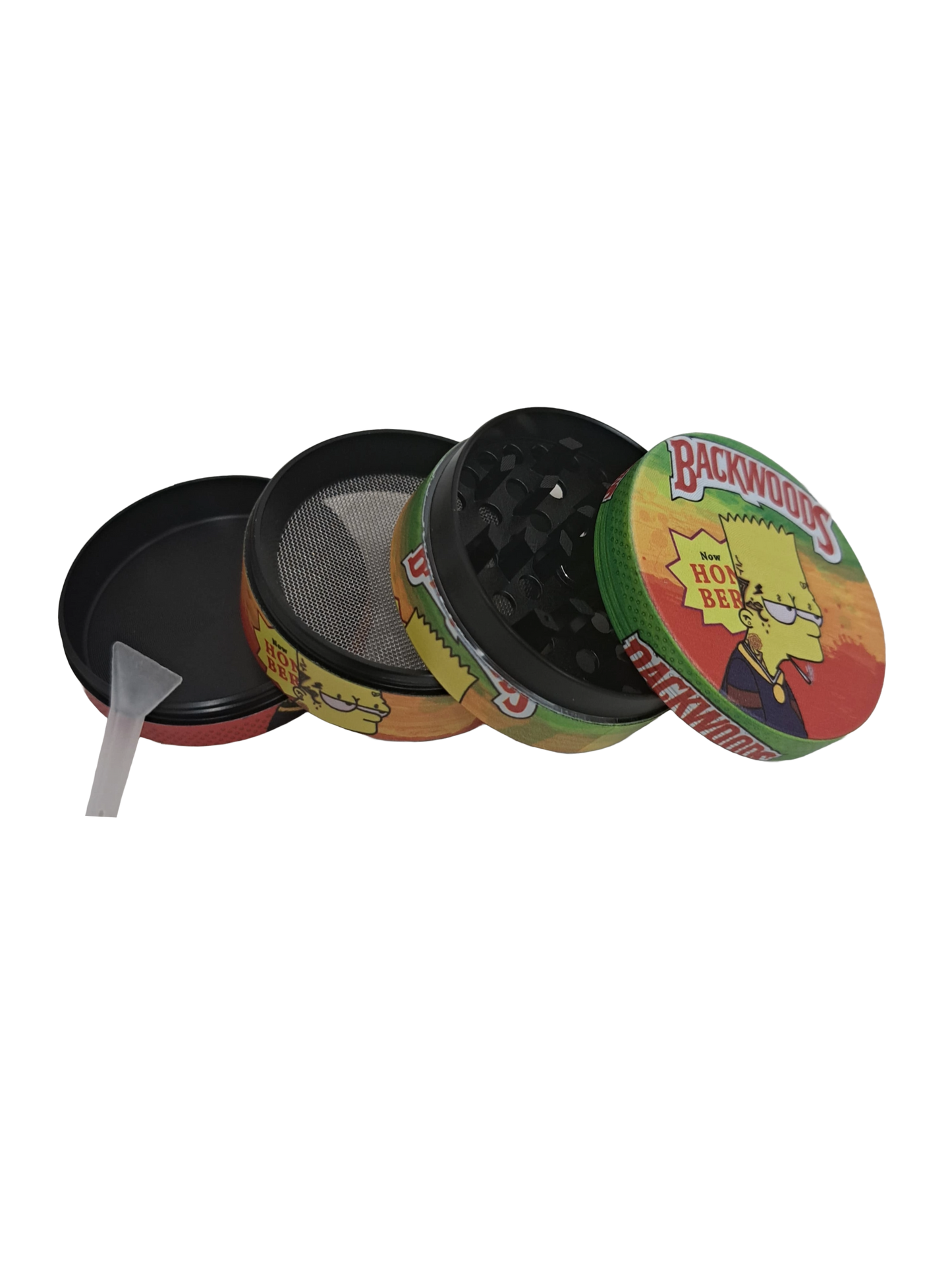 GRINDER 4 PARTI SIMPSON BART FUMA IN METALLO