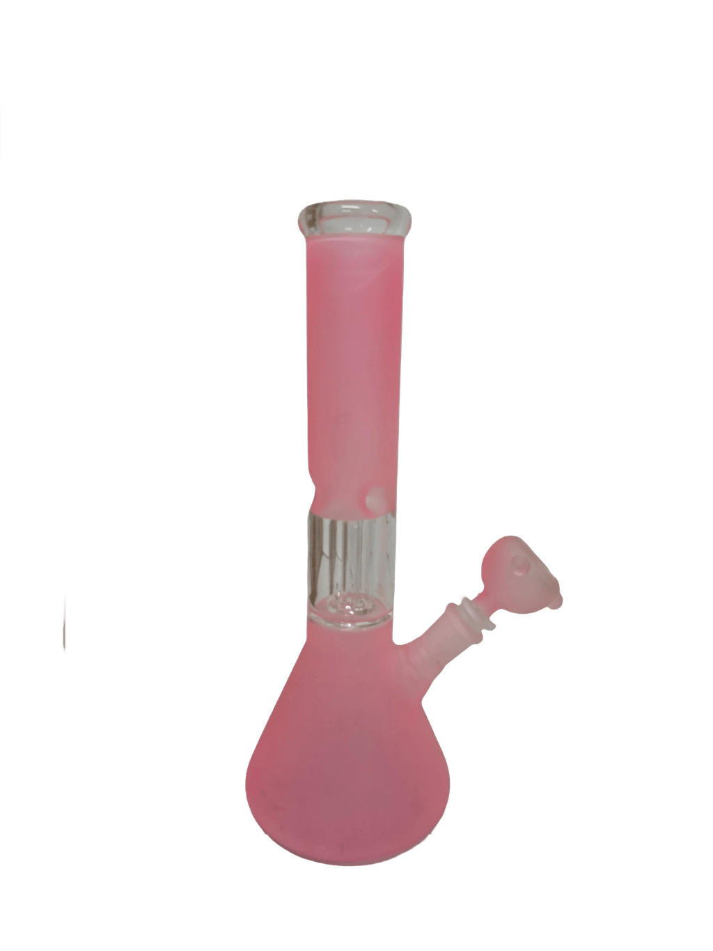 BONG ROSA SATINATO IN VETRO
