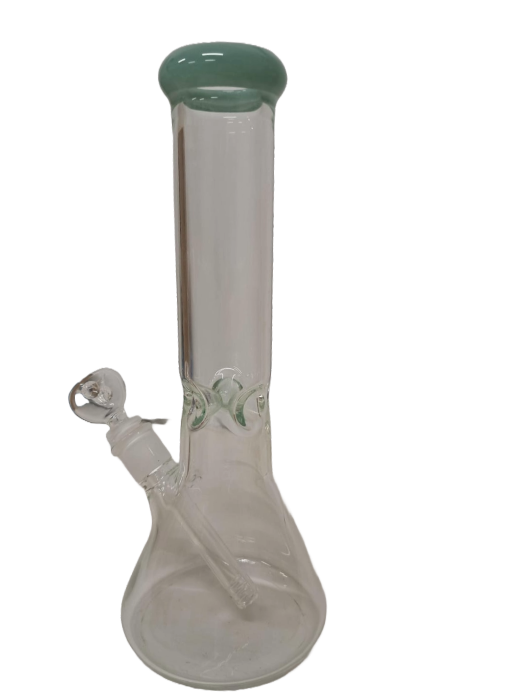 BONG VERDE IN VETRO
