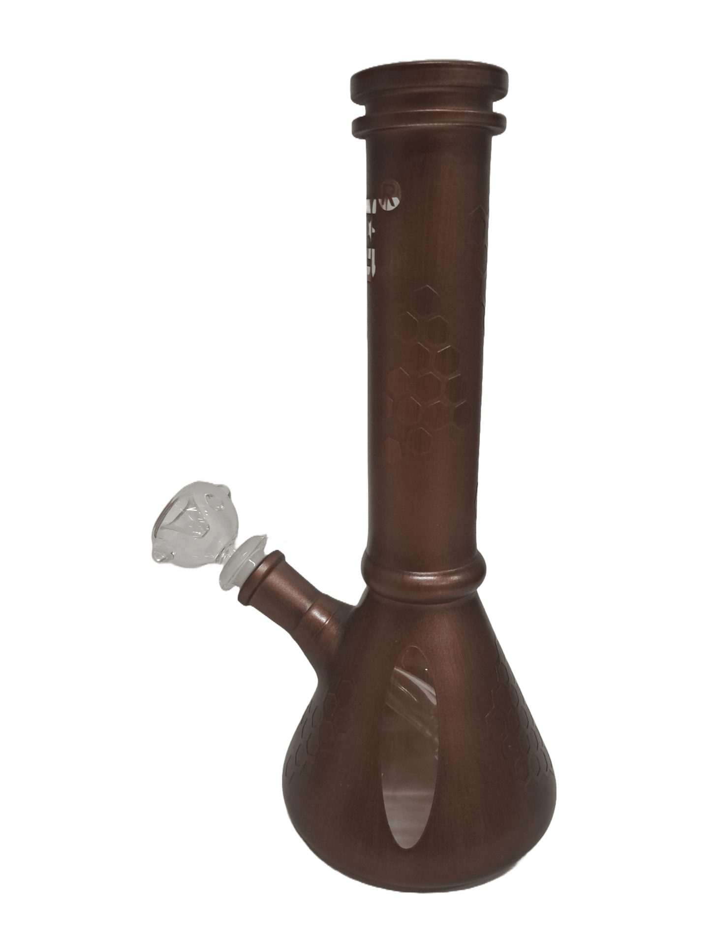 BRONZE BONG IN VETRO