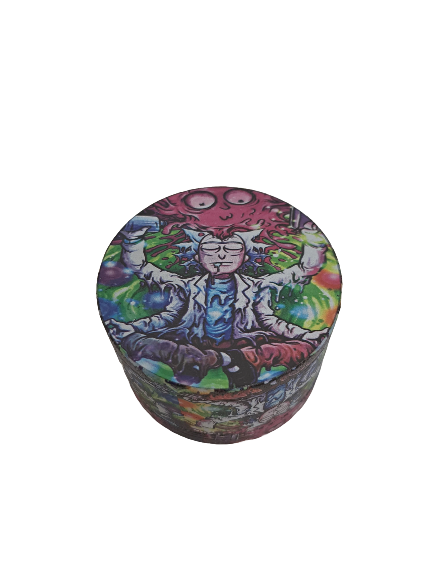 GRINDER RICK AND MORTY ZEN 4 PARTI IN METALLO