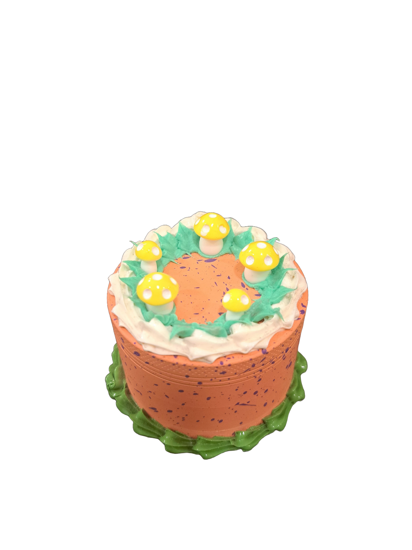 GRINDER 4 PARTI CAKE ARANCIONE IN METALLO