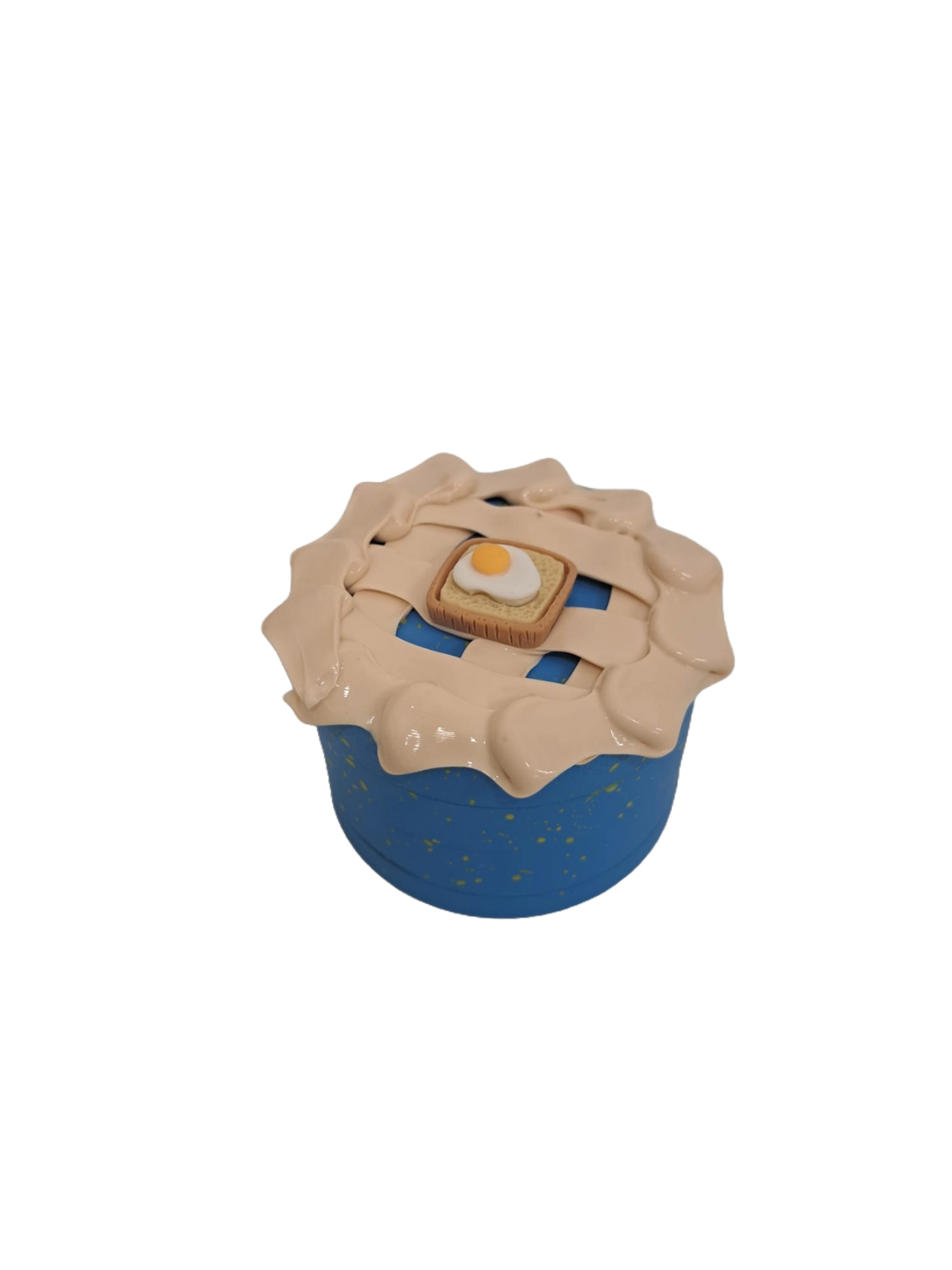 GRINDER 4 PARTI CAKE BLU IN METALLO