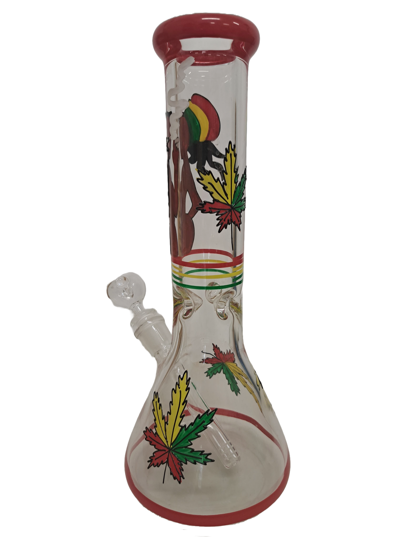 BONG COLORI GIAMAICA IN VETRO