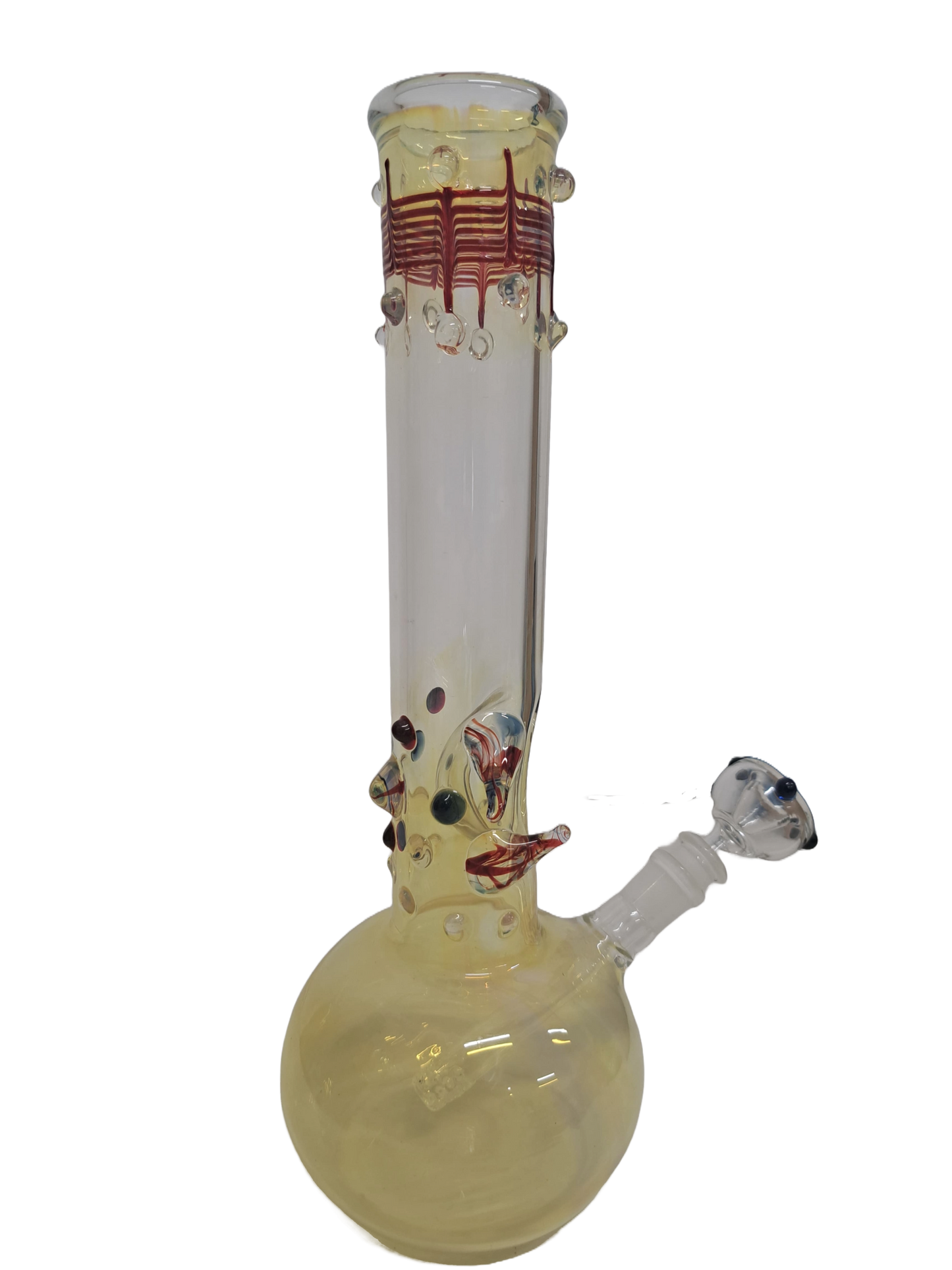 BONG GIALLO IN VETRO