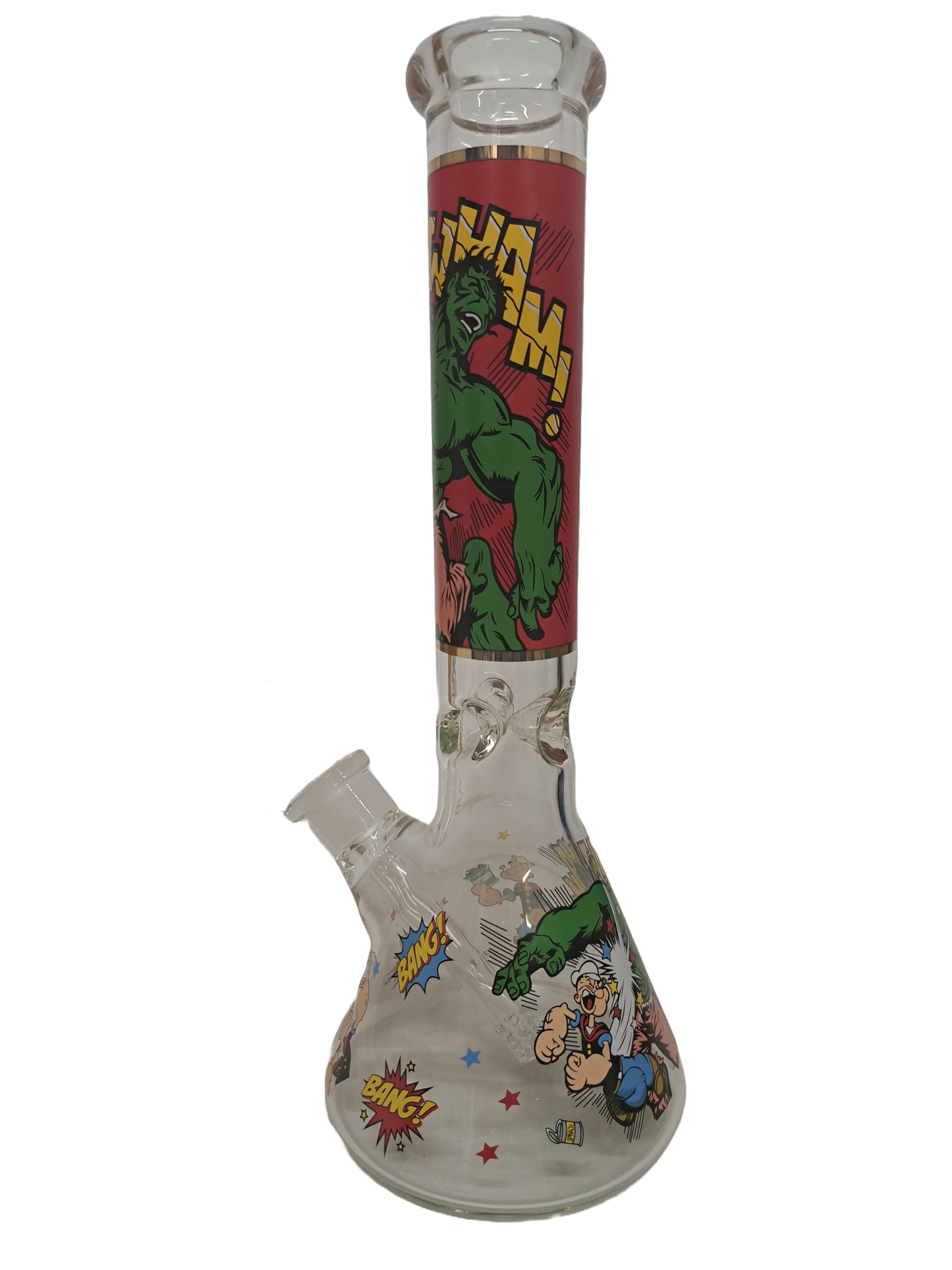 BONG HULK E BRACCIO DI FERRO IN VETRO