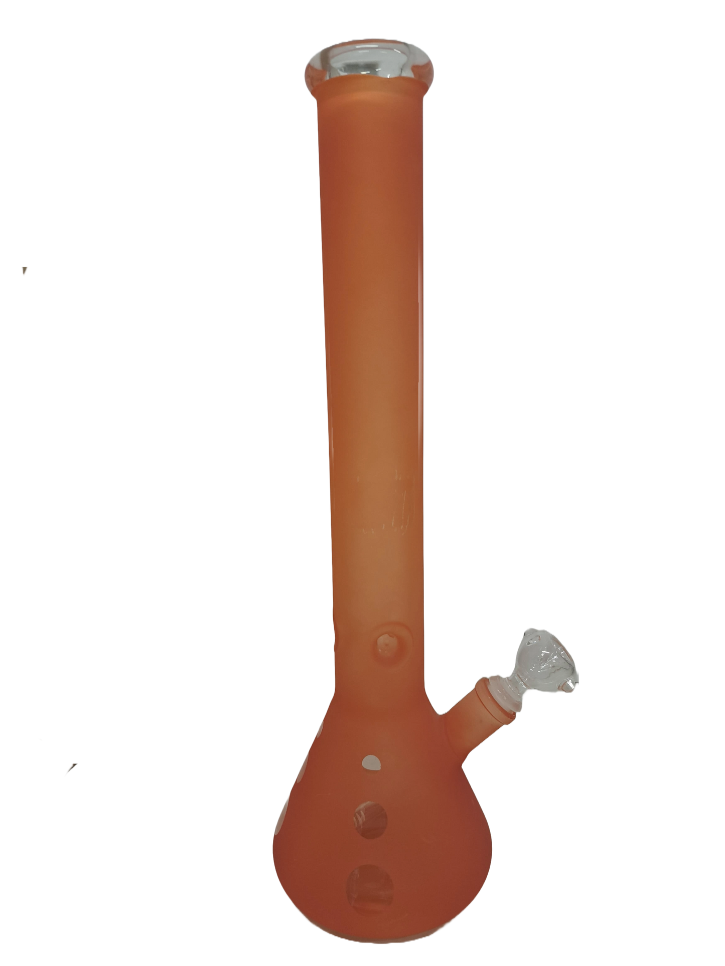 BONG ARANCIONE SATINATO IN VETRO