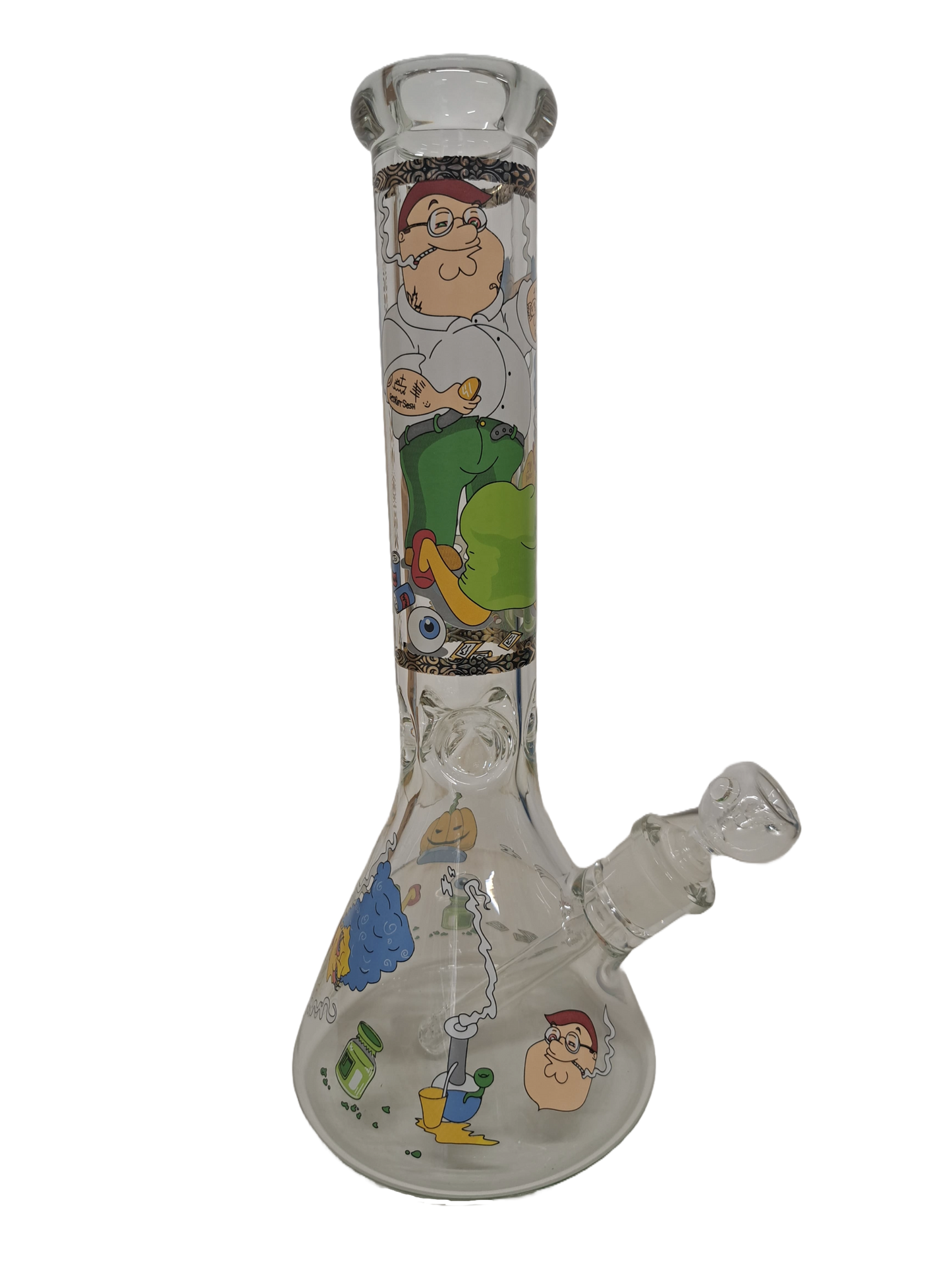 BONG SIMPSON E GRIFFIN IN VETRO