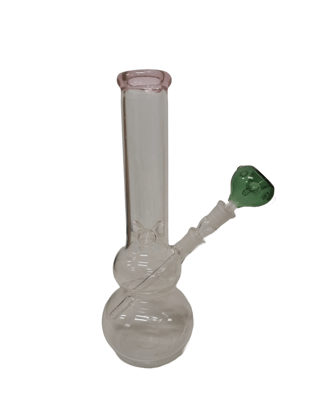 BONG TRASPARENTE E ROSA