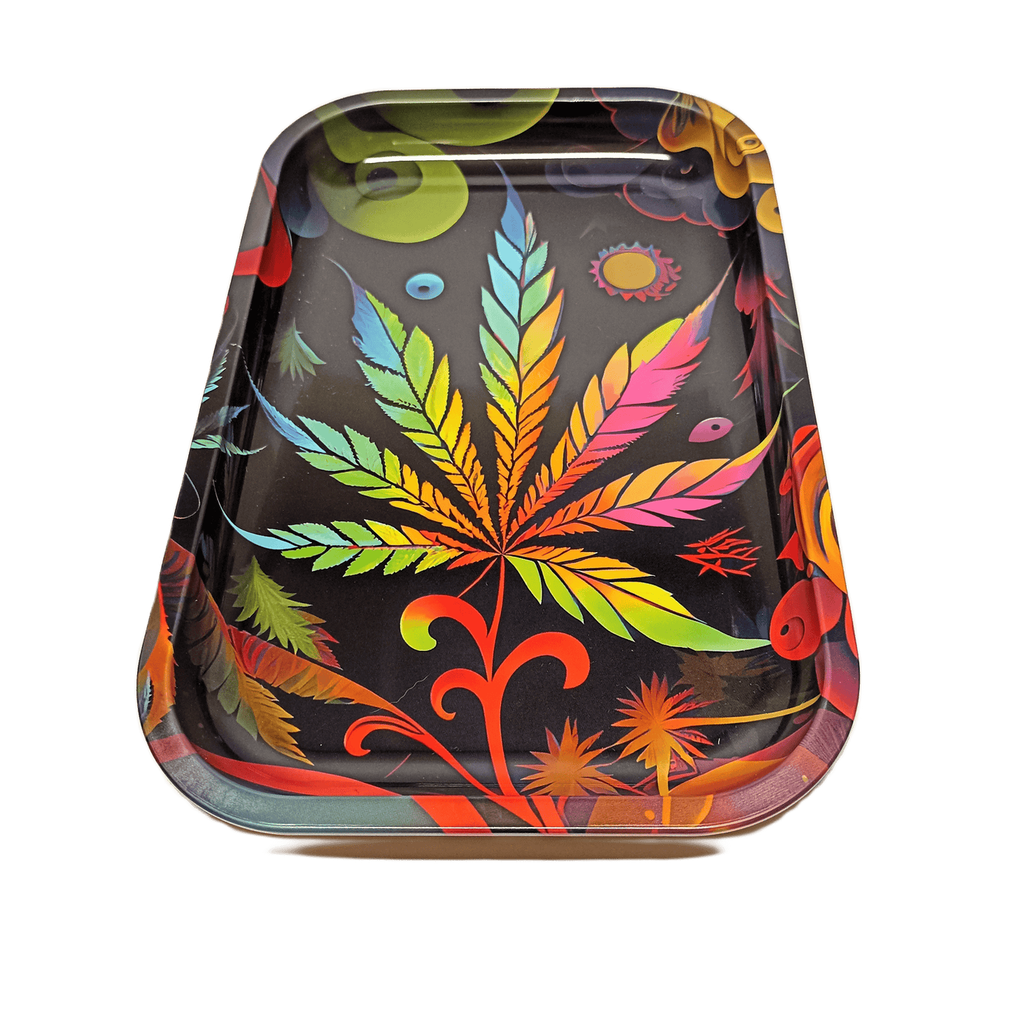 MISTIERA LEAF MULTICOLORED IN METALLO MEDIA