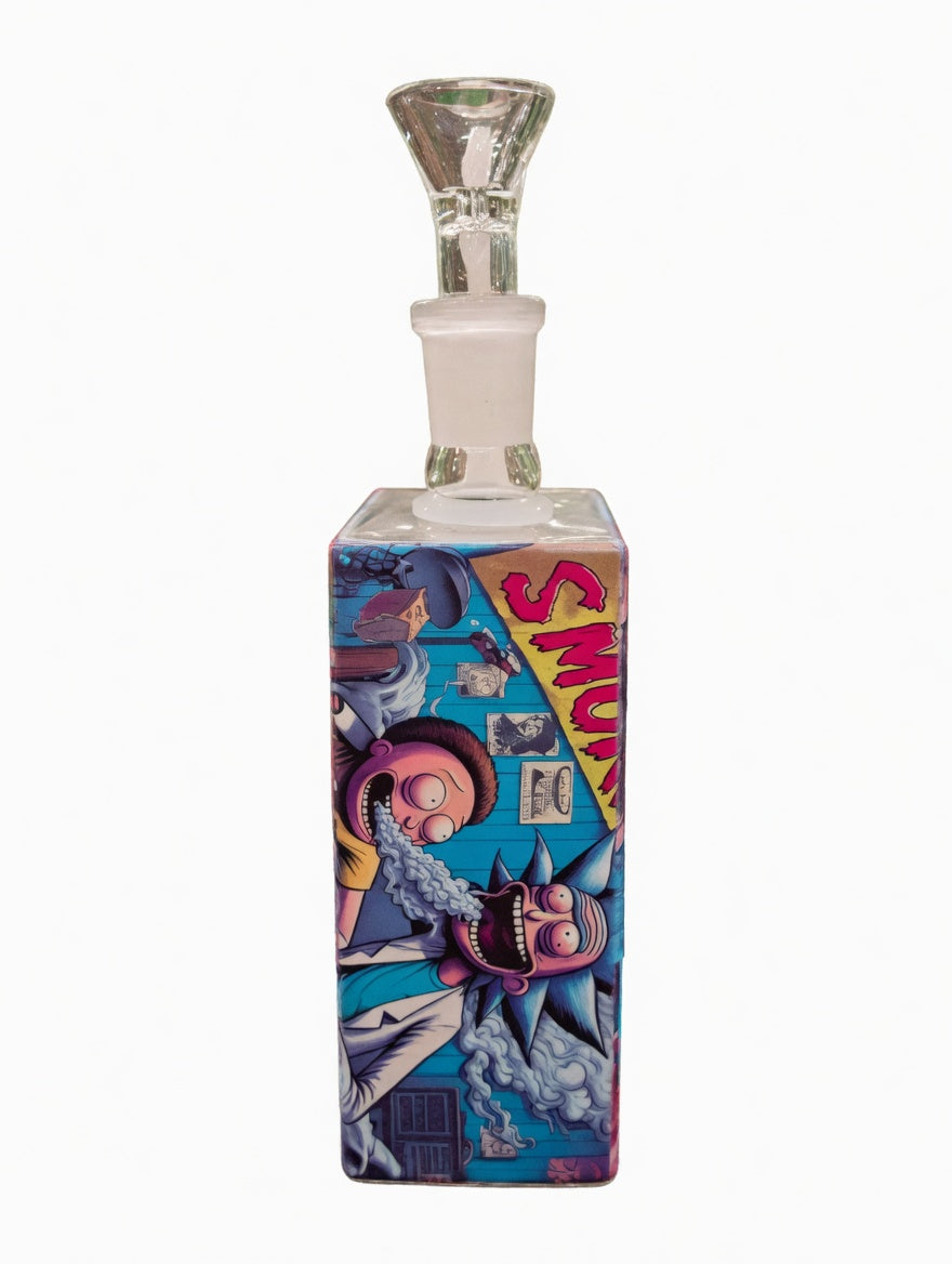 JUICE BONG IN VETRO DI RICK E MORTY