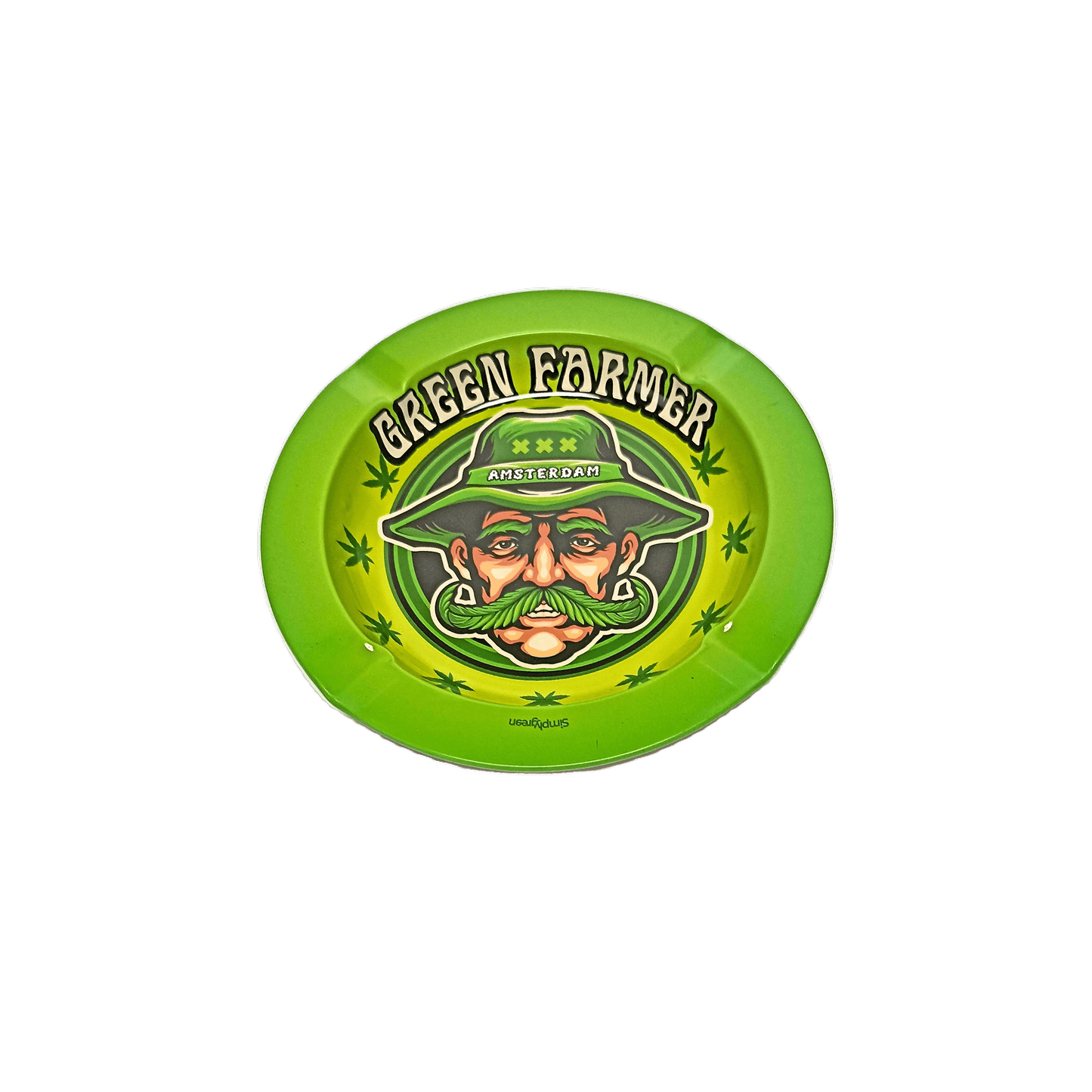 POSACENERE ROTONDO GREEN FARMER IN METALLO