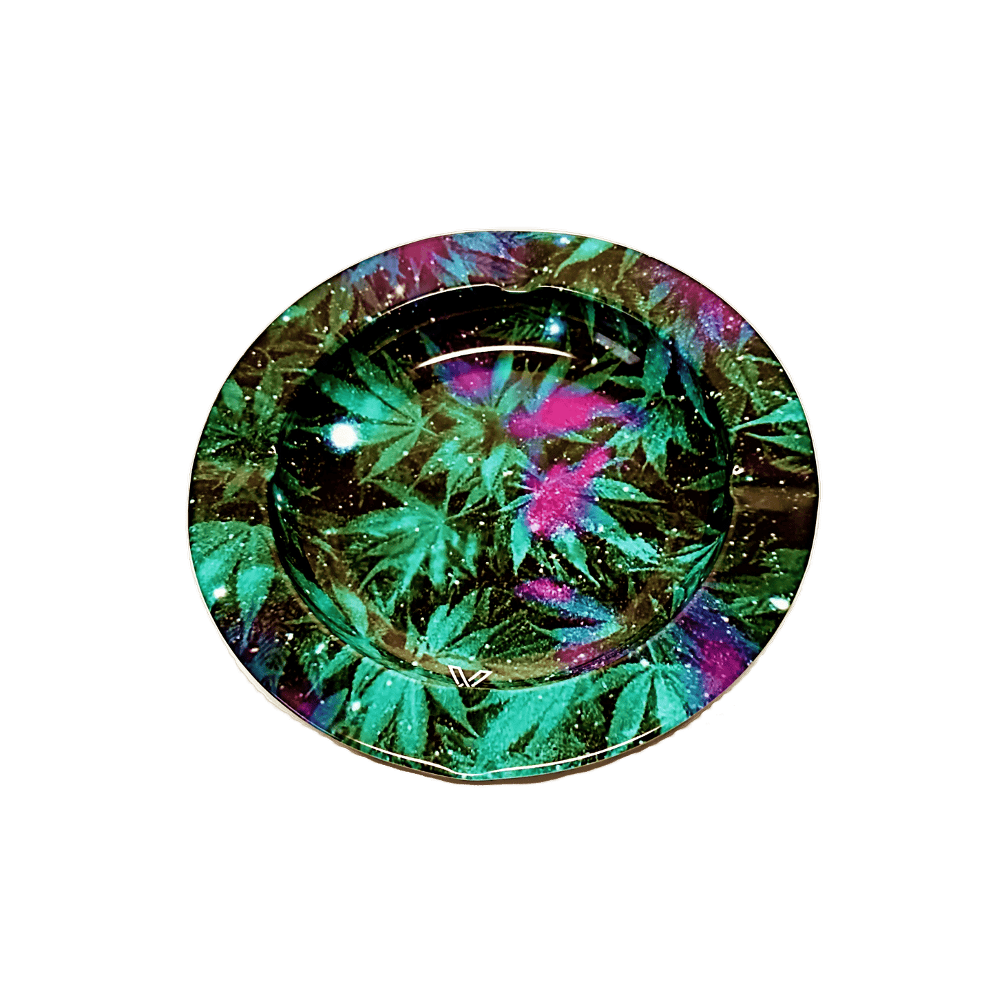 POSACENERE ROTONDO LEAVES OF CANNABIS IN METALLO