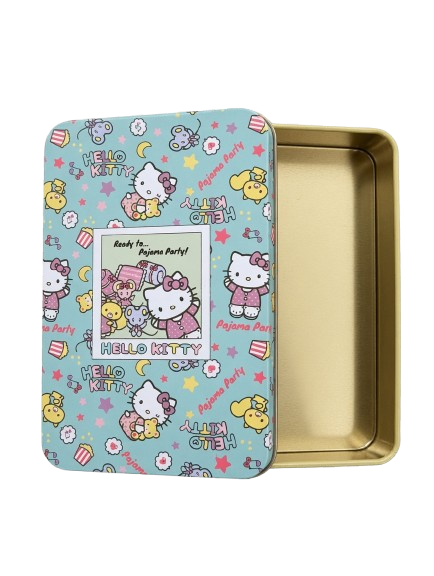 SCATOLA DI METALLO HELLO KITTY "PAJAMA PARTY"