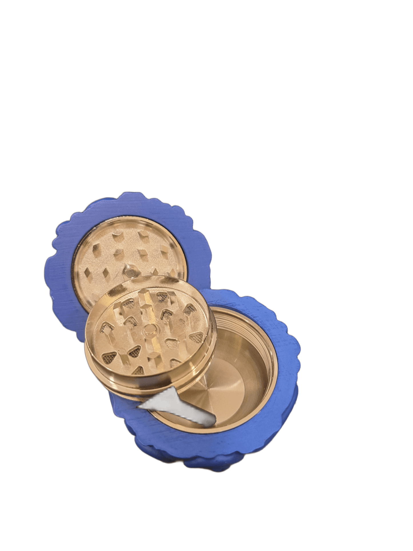 GRINDER 3 PARTI GOM GOM DI RUBBER E D.RUFY ONE PIECE IN METALLO