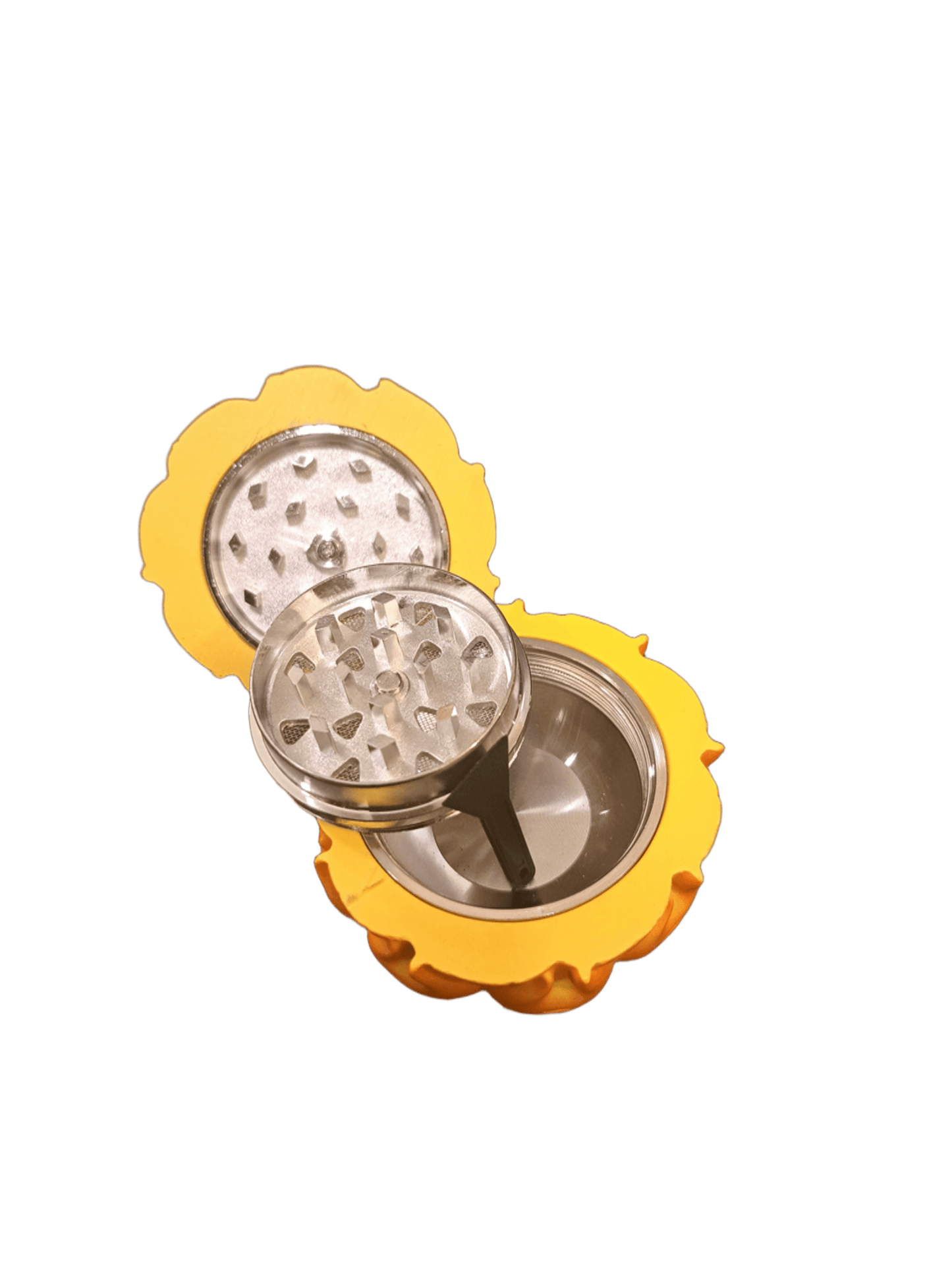 GRINDER 3 PARTI FOCO FOCO DI D.ACE ON PIECE METALLO