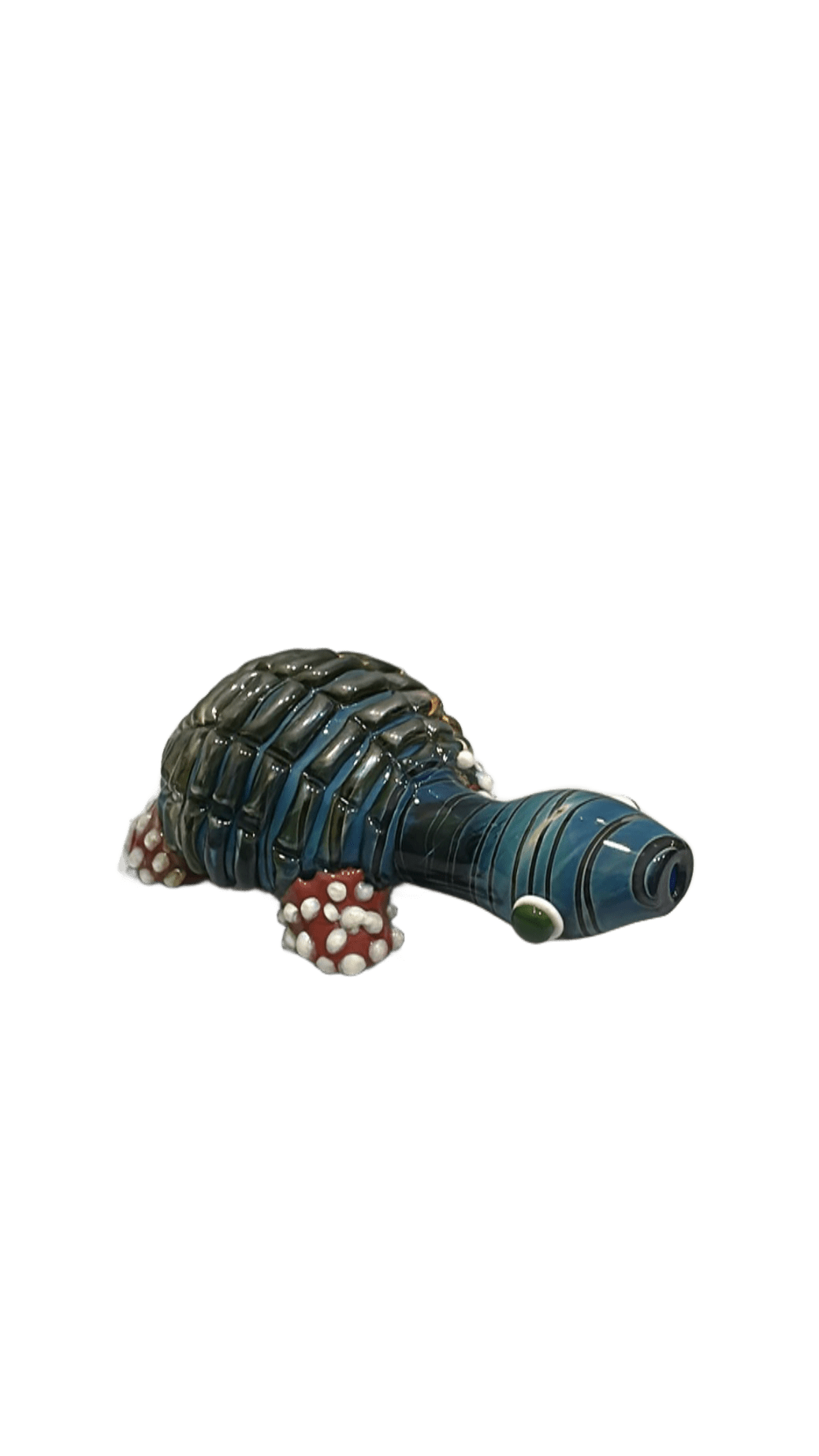 PIPA TARTARUGA COLORATA IN VETRO