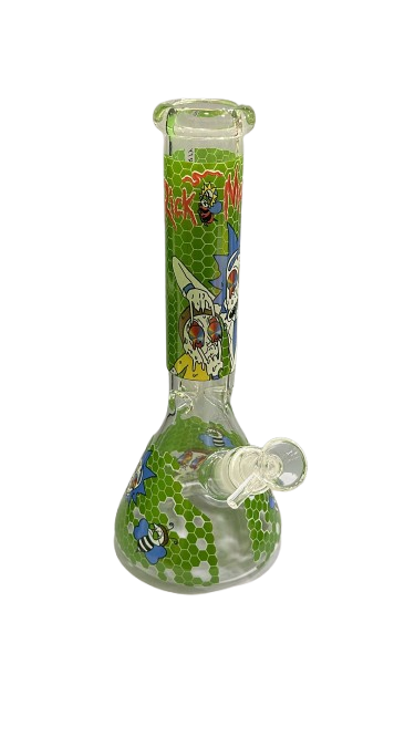 BONG RICK E MORTY IN VETRO A NIDO D'APE