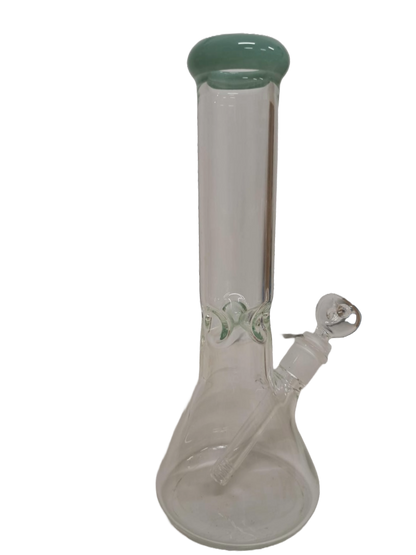 BONG VERDE IN VETRO
