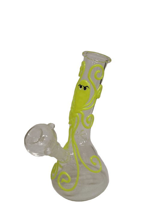 OCTOPUS YELLOW BONG IN VETRO