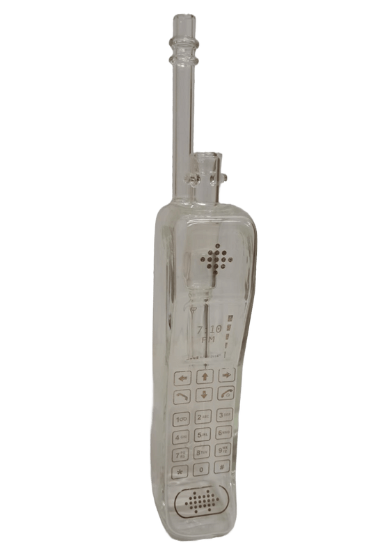 CELL PHONE RETRO BONG IN VETRO