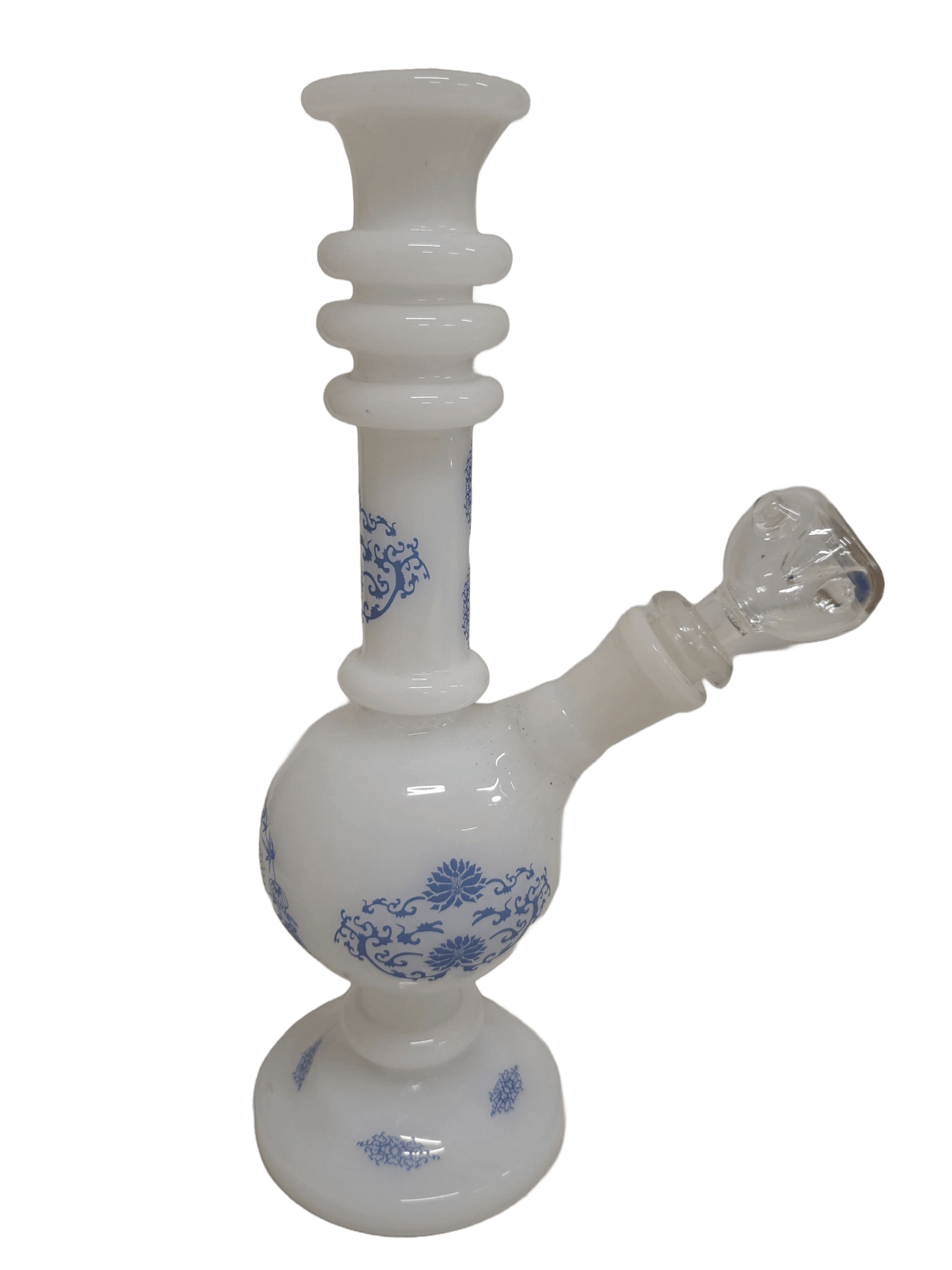 BONG WITH BLUE DESIGNS IN VETRO