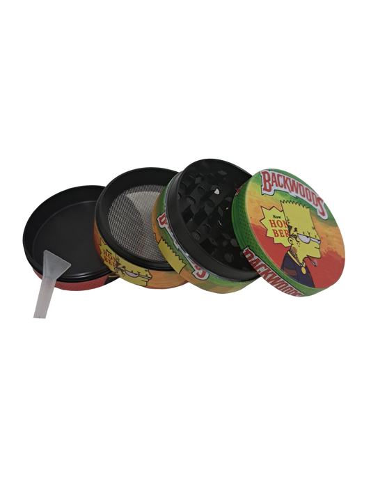 GRINDER 4 PARTI SIMPSON BART FUMA IN METALLO