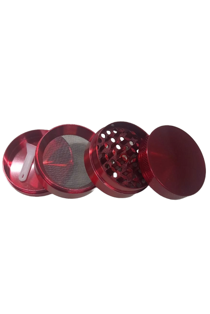 GRINDER 4 PARTI ROSSO IN METALLO