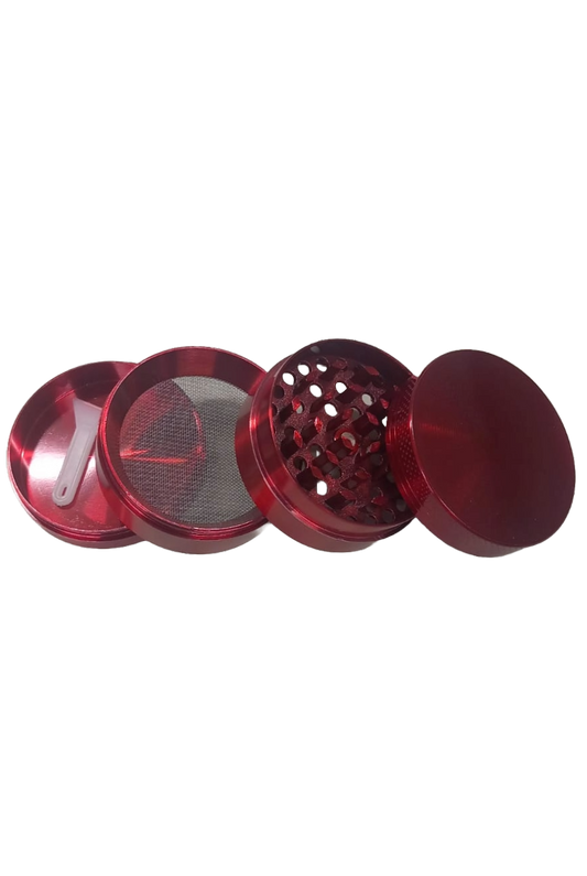 GRINDER 4 PARTI ROSSO IN METALLO