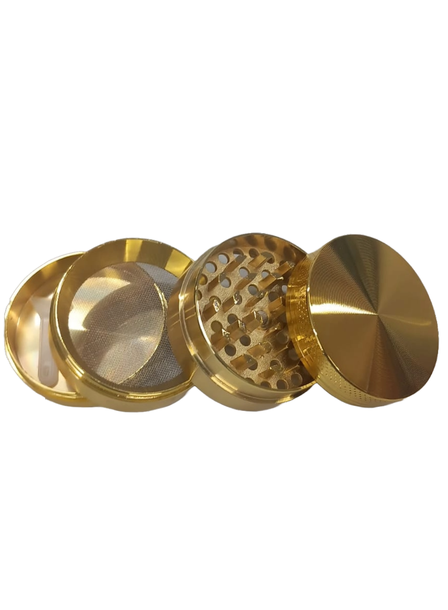GRINDER 4 PARTI ORO IN METALLO