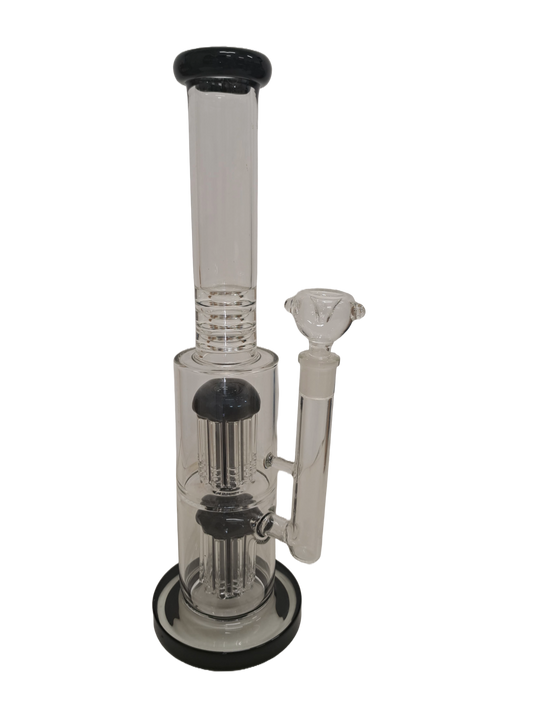 BONG TRASPARENTE E NERO