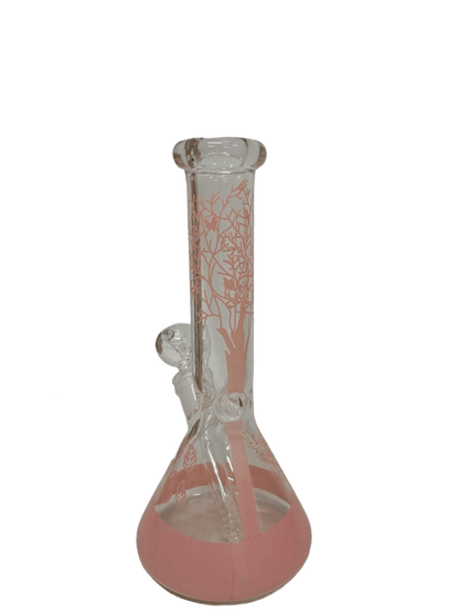 PINK TREE BONG IN VETRO