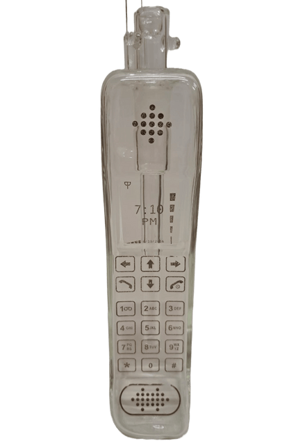 CELL PHONE RETRO BONG IN VETRO