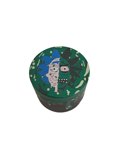 GRINDER RICK AND MORTY TESTA RICK 4 PARTI IN METALLO