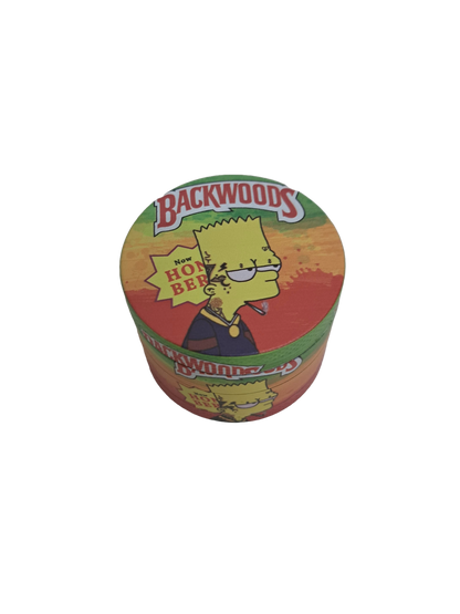 GRINDER 4 PARTI SIMPSON BART FUMA IN METALLO