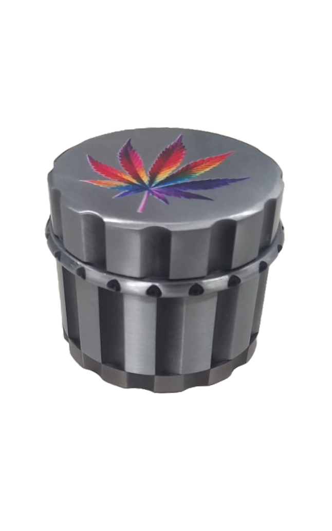 GRINDER 4 PARTI FOGLIA MULTICOLOR IN METALLO