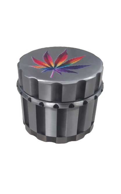 GRINDER 4 PARTI FOGLIA MULTICOLOR IN METALLO