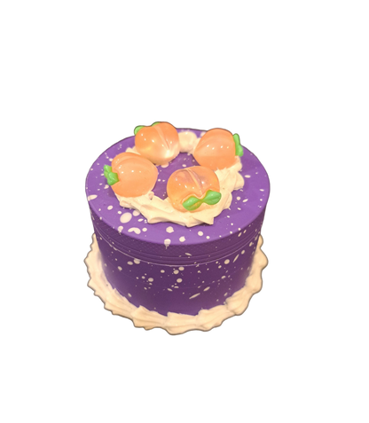 GRINDER 4 PARTI CAKE VIOLA IN METALLO