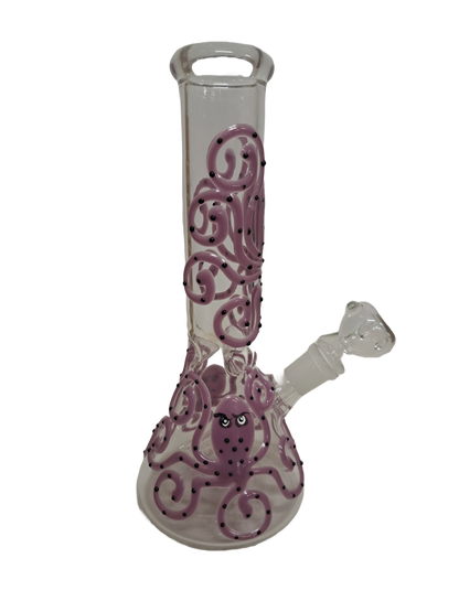 OCTOPUS BONG IN VETRO