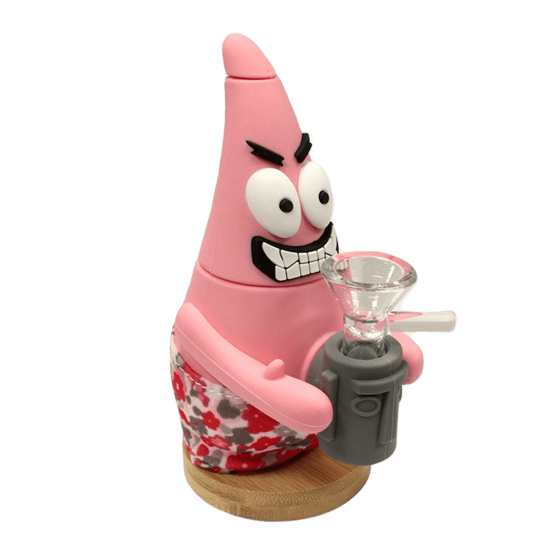 BONG PINK STAR IN SILICONE