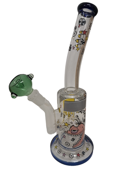 BONG CON DISEGNI IN VETRO