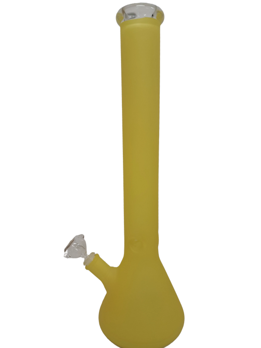BONG GIALLO SATINATO IN VETRO