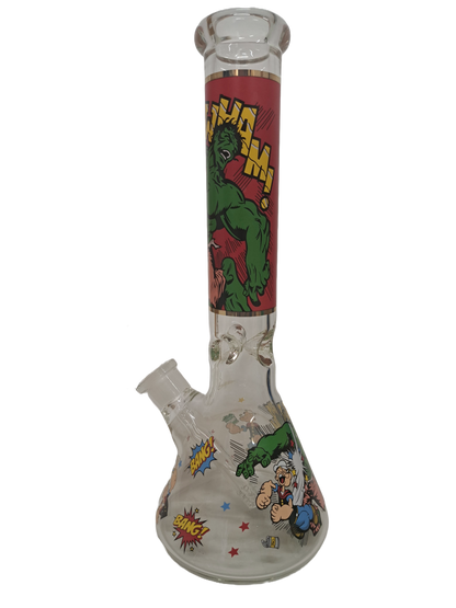 BONG HULK E BRACCIO DI FERRO IN VETRO