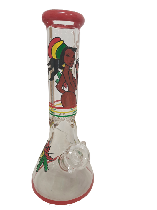 BONG COLORI GIAMAICA IN VETRO