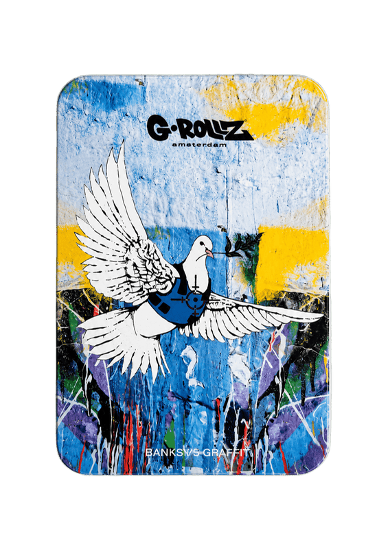 SCATOLA METALLICA BANKSY "BULLETPROOF DOVE"
