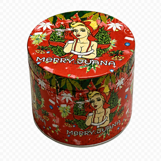GRINDER IN METALLO 4 PARTI MERRY JUANA