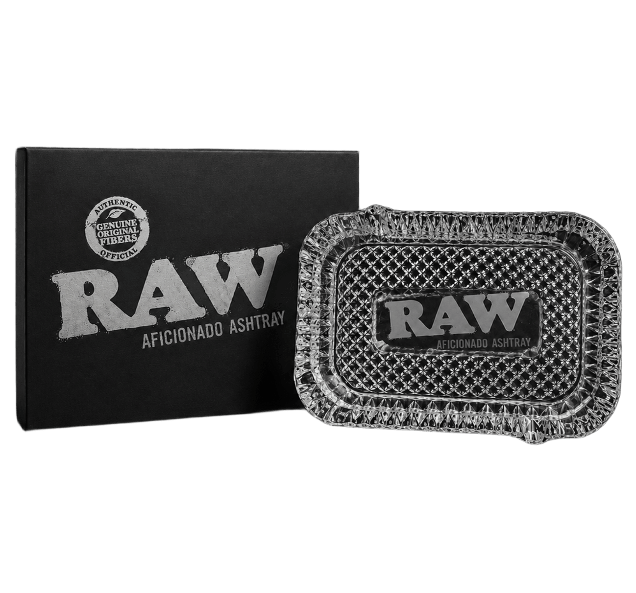 POSACENERE IN VETRO RAW AFICIONADO