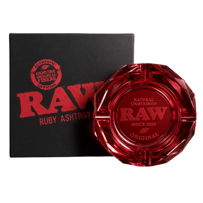 POSACENERE RAW ROSSO IN CRISTALLO